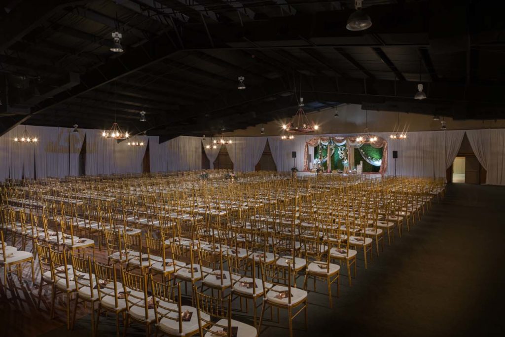 elegant chair and stage setup Loan oak