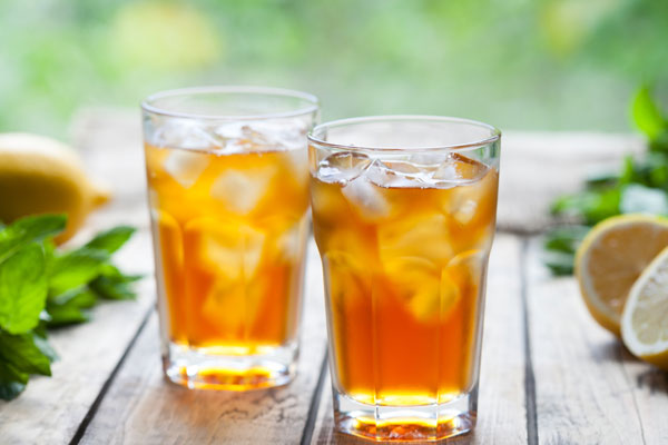 two glasses of Iced Tea